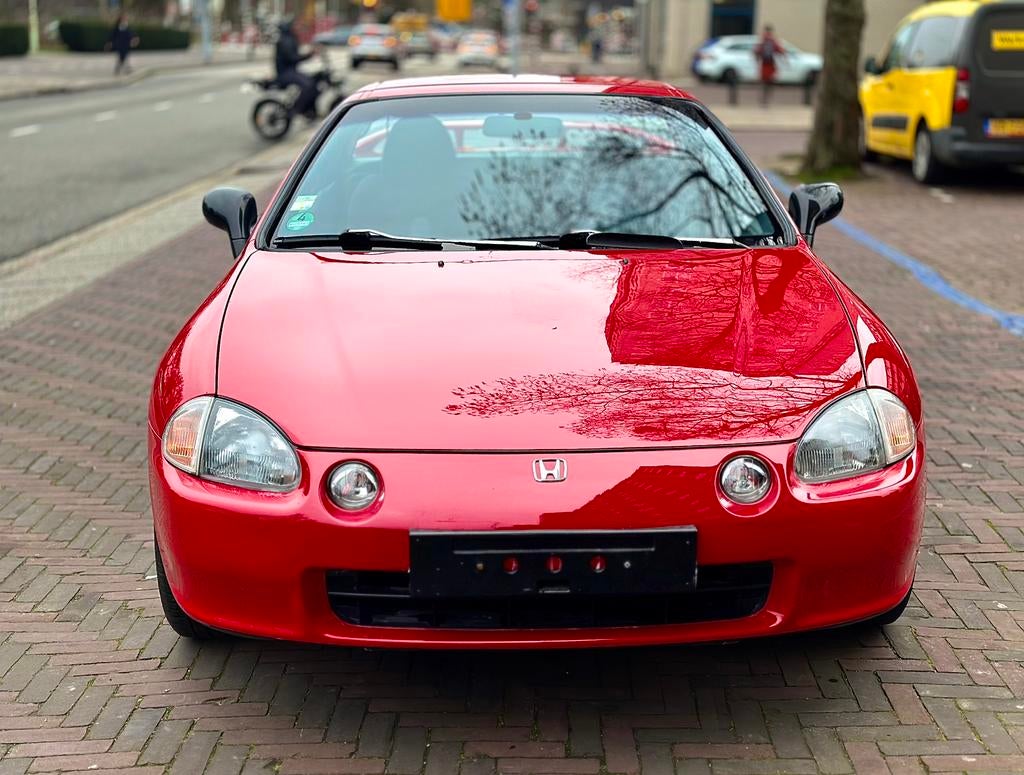 Honda  crx 1.6 Vtec ESi, Auto's, Voorwielaandrijving, Zwart, Metallic lak, 1590 cc