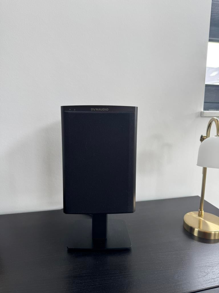 Dynaudio Xeo 2 Zwart inc deskstands, Zo goed als nieuw, 120 watt of meer, Front, Rear of Stereo speakers, Ophalen