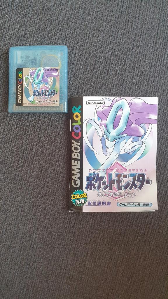 Pokemon Crystal Japans met manual, Spelcomputers en Games, Games | Nintendo Game Boy, Avontuur en Actie, 1 speler, Ophalen of Verzenden
