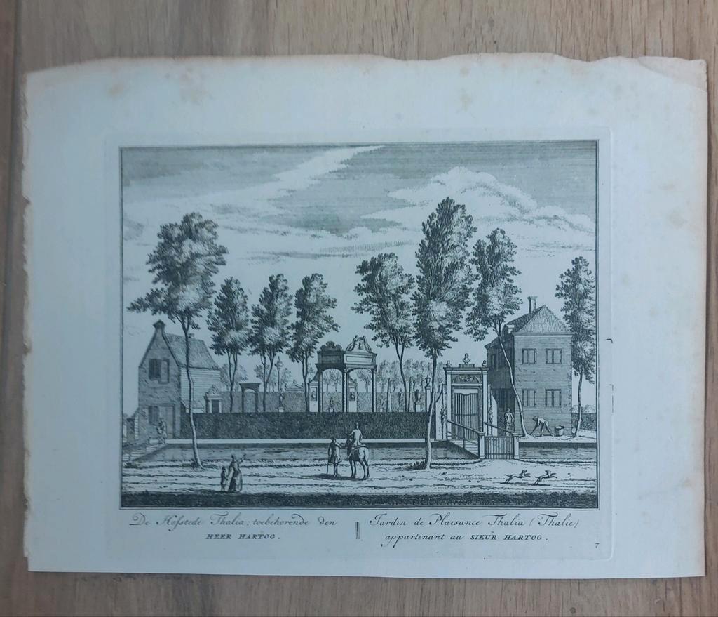 7 / Hofstede Thalia Haarlemmerweg Amsterdam, Antiek en Kunst, Ophalen of Verzenden