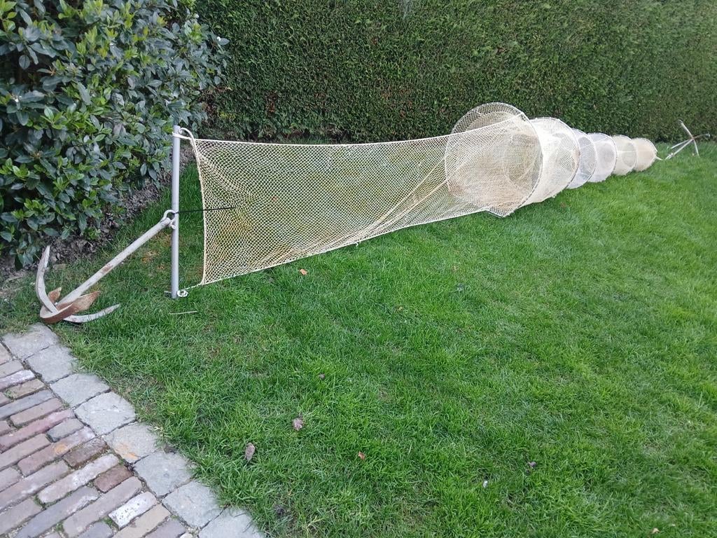 Fuik van 5 meter met anker, Watersport en Boten, Ophalen, Net of Fuik