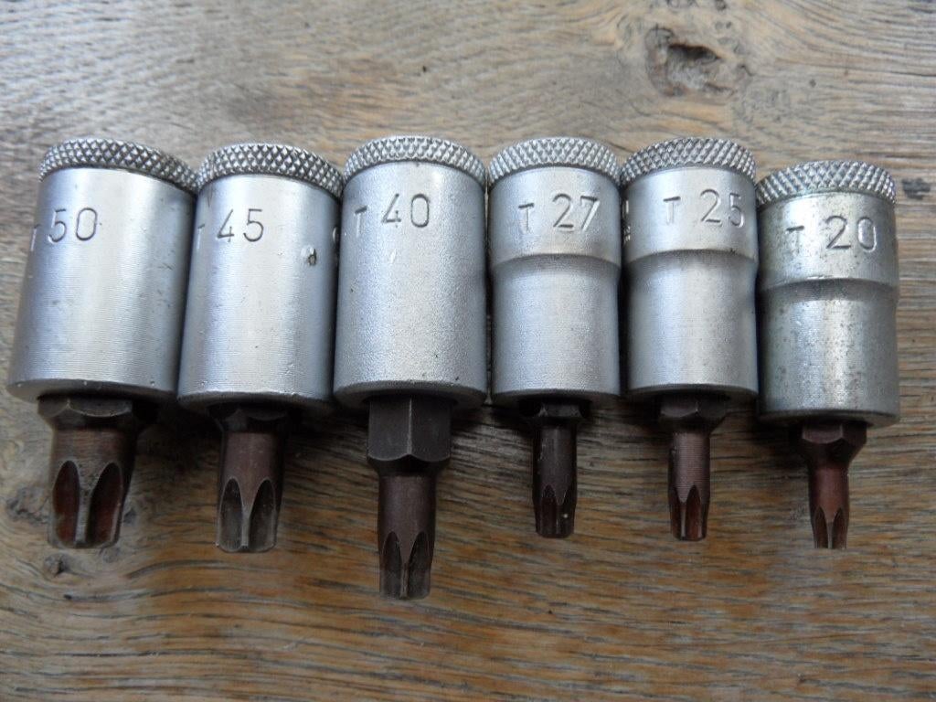 GEDORE ITX 30 torx doppen T20 T25 T27 T40 T45 T50 inw 3/8, Ophalen of Verzenden, Zo goed als nieuw