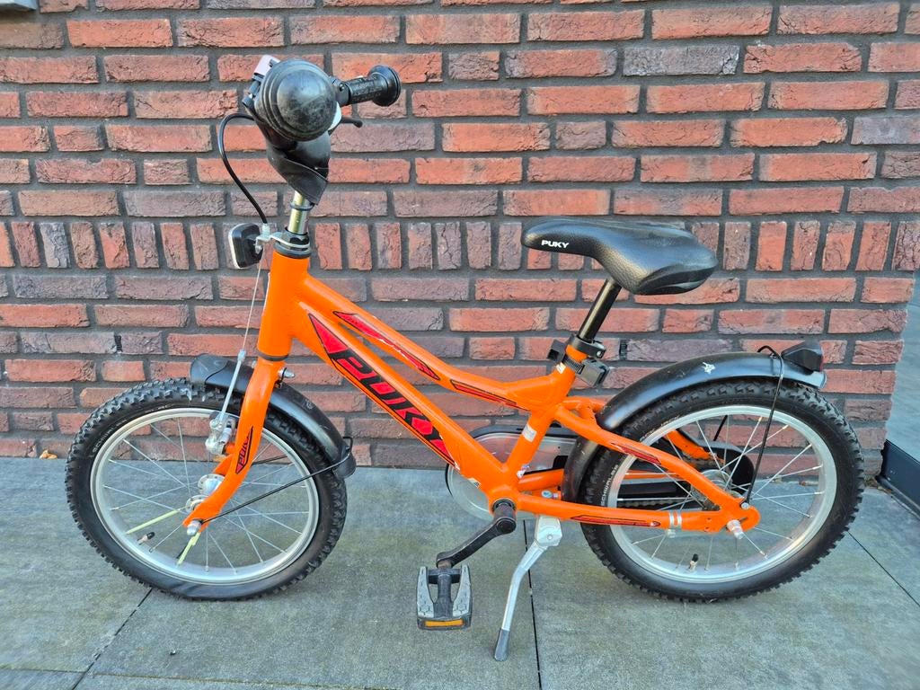Puky kinderfiets 16 inch, Ophalen, Gebruikt, 16 tot 20 inch, Zijwieltjes