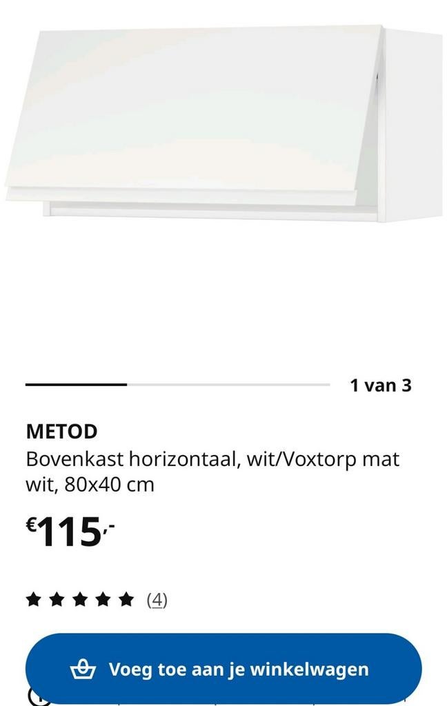 Method bovenkast, Ophalen