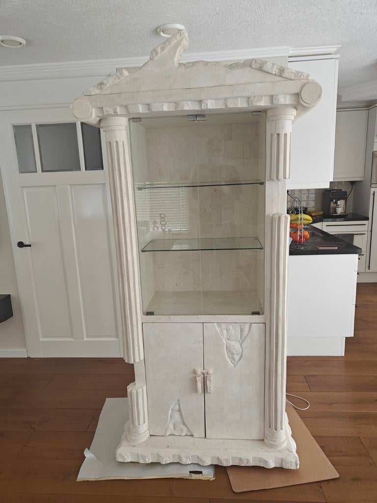 Vitrinekast natuursteen 190x95, Ophalen