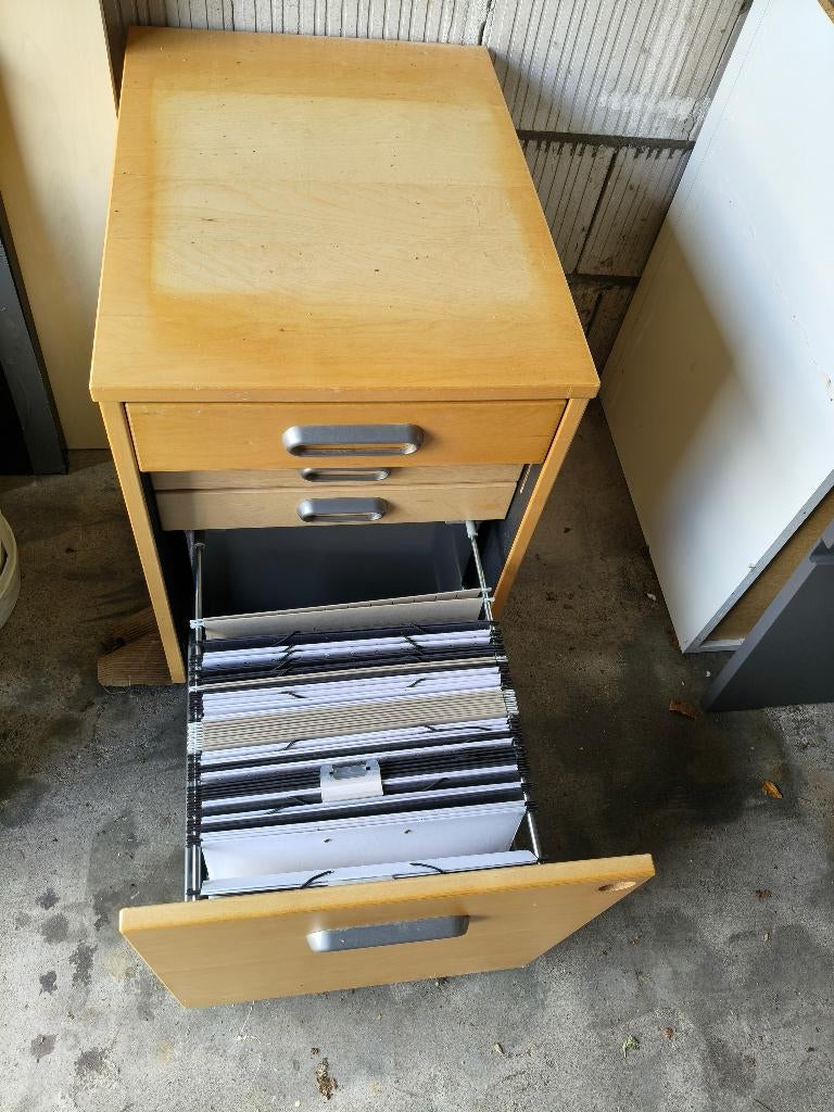 bureau ladenblok IKEA, Huis en Inrichting, Bureaus, Ophalen, Overige typen, Gebruikt, Spaanplaat of MDF