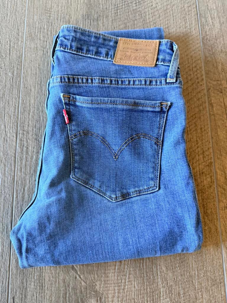 Levi's jeans - Bootcut, Blauw, Ophalen of Verzenden, W27 (confectie 34) of kleiner, Gedragen