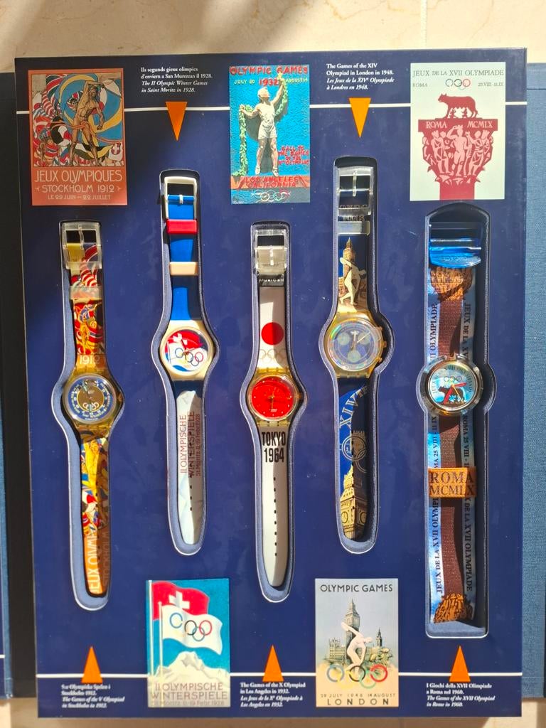 Swatch Historical Olympic Games Collection Horloges, Sieraden, Tassen en Uiterlijk, Horloges | Heren, Kunststof, Polshorloge, Swatch