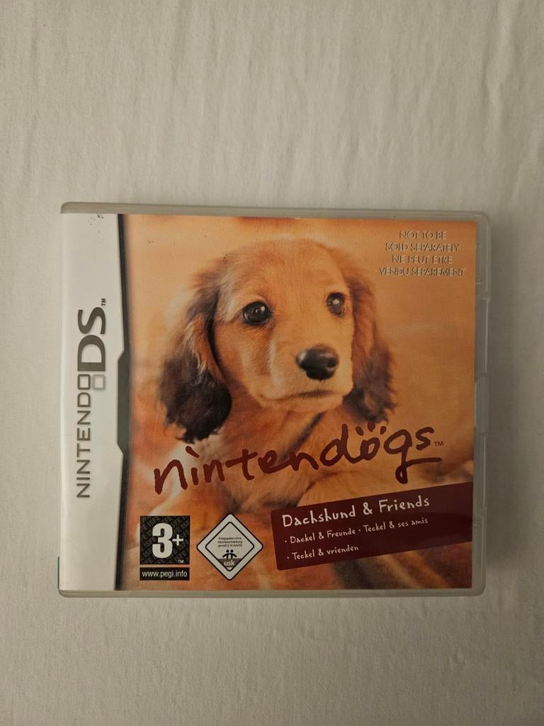 Nintendogs teckel & vrienden - Nintendo DS, 1 speler, Ophalen of Verzenden, Zo goed als nieuw, Vanaf 3 jaar
