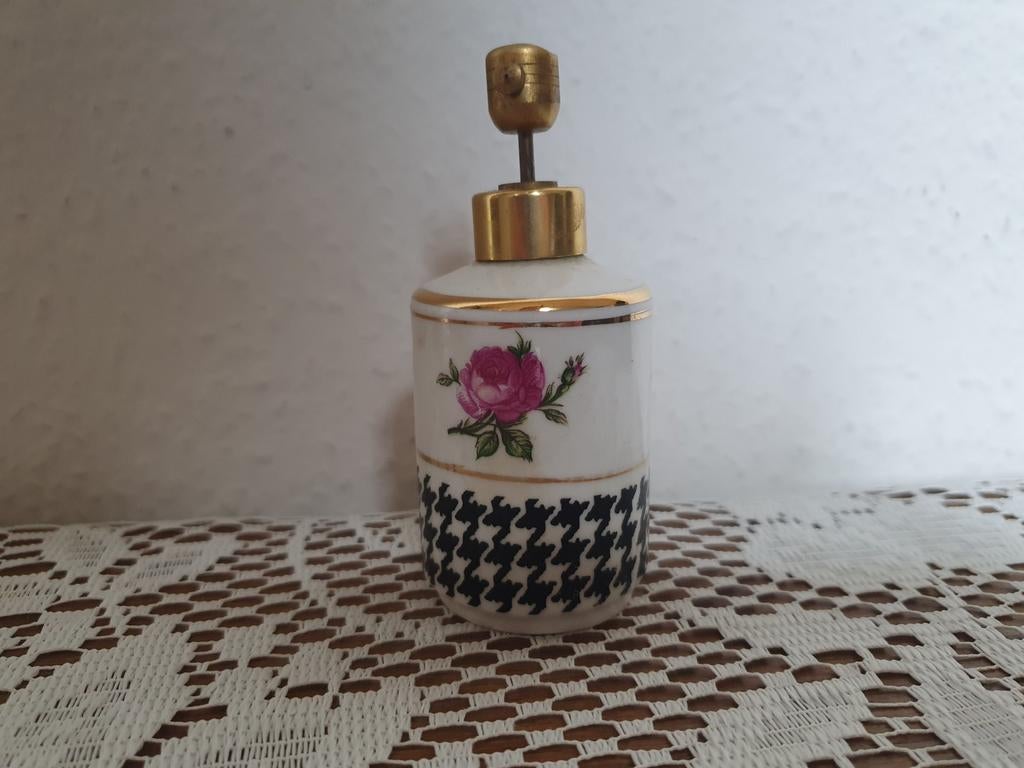 Vintage porselein verstuiver Bavaria, Ophalen of Verzenden, Zo goed als nieuw, Parfumfles