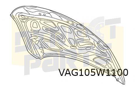 Audi A7 (11/10-6/18) Motorkap Origineel! 4G8823029B, -, -, Nieuw, Audi