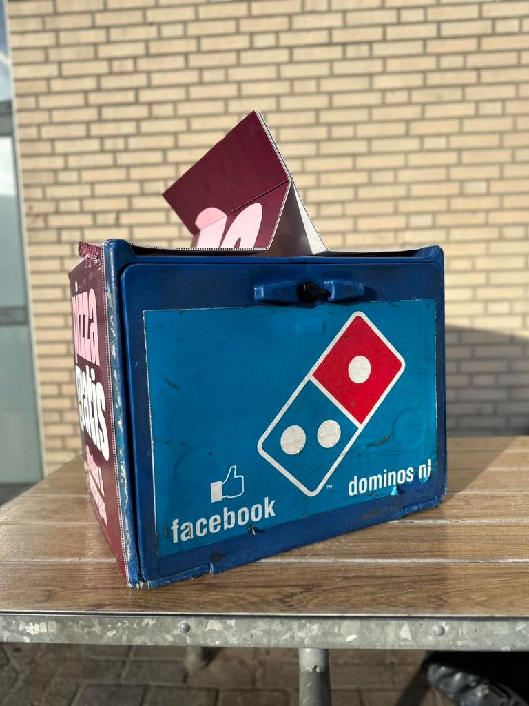 Dominos’s bezorgbox voor fiets of scooter, Ophalen of Verzenden, Gebruikt