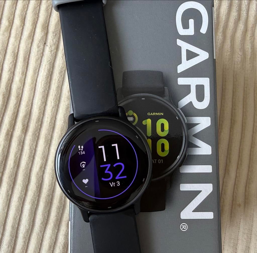 Garmin vivoactive 5, Zwart, IOS, Ophalen of Verzenden, Zo goed als nieuw