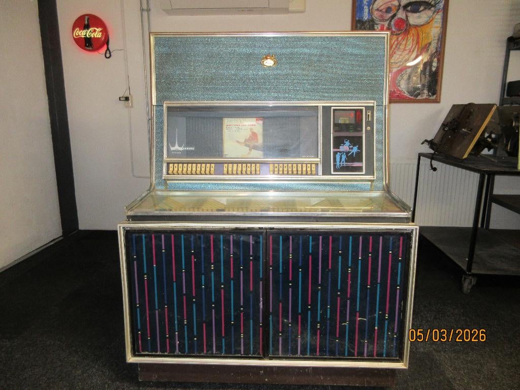 Jukebox Seeburg ELS1 160 select, Verzamelen, Automaten | Jukeboxen, Ophalen, Zo goed als nieuw, 1960 tot 1970, Seeburg