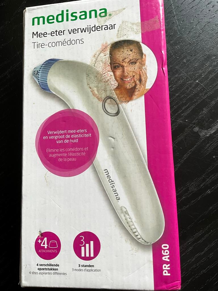 Medisana Mee-eter verwijderaar PR A60, Ophalen, Nieuw, Gehele gezicht, Reiniging