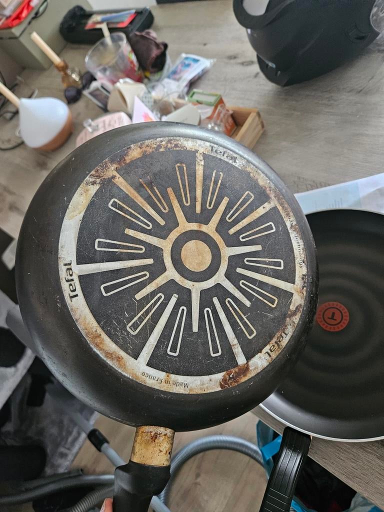 Pannenset: Wokpan, Tefal koekenpannen en kookpannen (gas), Ophalen of Verzenden