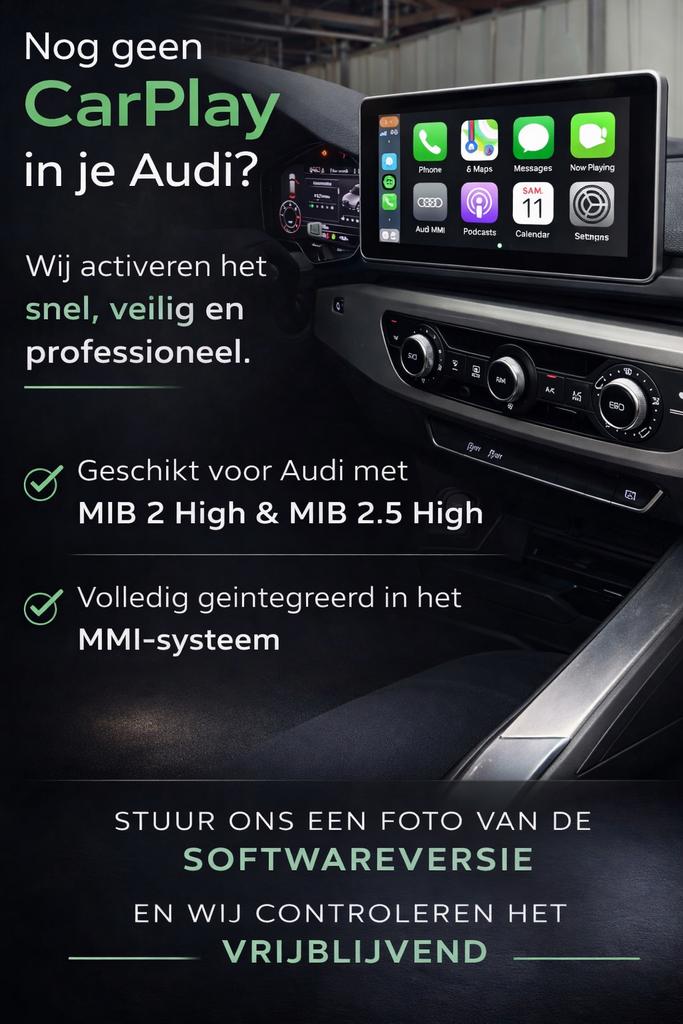 Apple CarPlay activatie voor Audi MIB2 High & MIB2.5 High, Ophalen, Nieuw