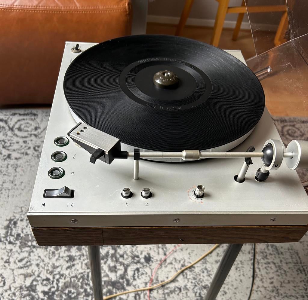 Philips 212 electronic platenspeler, Audio, Tv en Foto, Platenspelers, Ophalen, Gebruikt, Philips