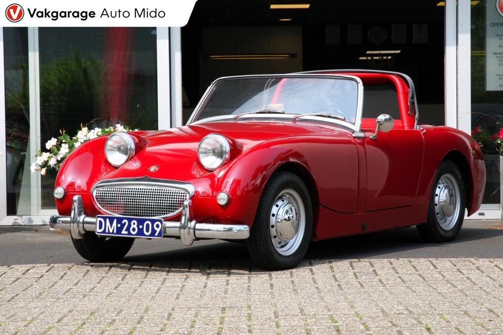 Austin HEALY SPRITE Sprite MK1 -gerestaureerd- Incl. taxatie, Auto's, Oldtimers, Lederen bekleding, Overige carrosserieën, Handgeschakeld