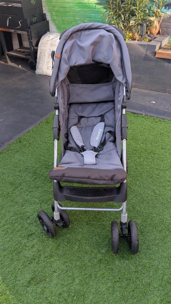 Handige grijze kinderwagen / buggy te koop, Ophalen of Verzenden, Gebruikt, Overige merken, Verstelbare rugleuning