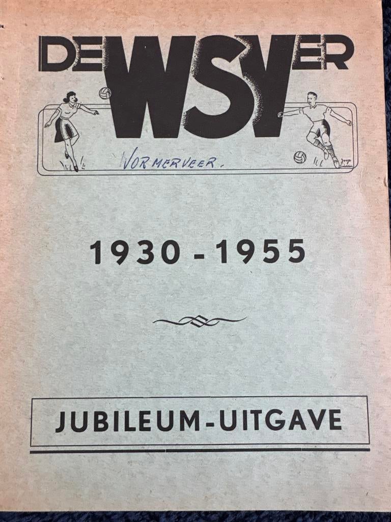 WSV-er Wormerveer 1930-1955 Jubileumuitgave, Verzamelen, Ophalen of Verzenden