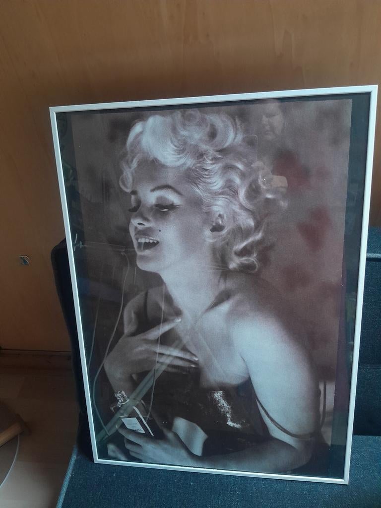Marlyn Monroe poster in lijst, Ophalen