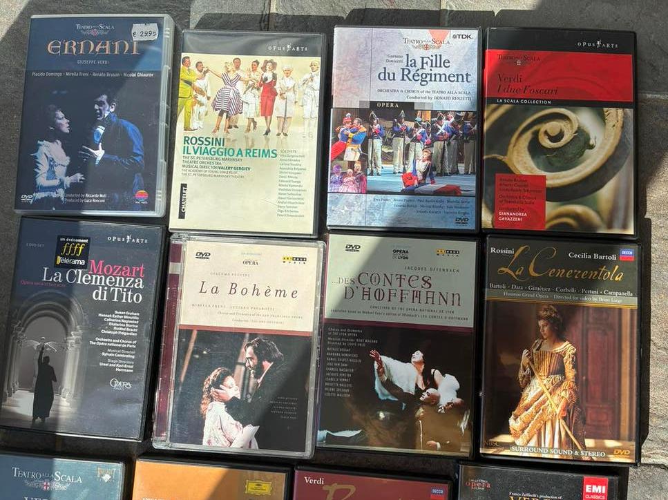 24 Opera DVD's - Diverse Collectie Klassieke Opera, Cd's en Dvd's, Dvd's | Muziek en Concerten, Alle leeftijden, Ophalen, Gebruikt