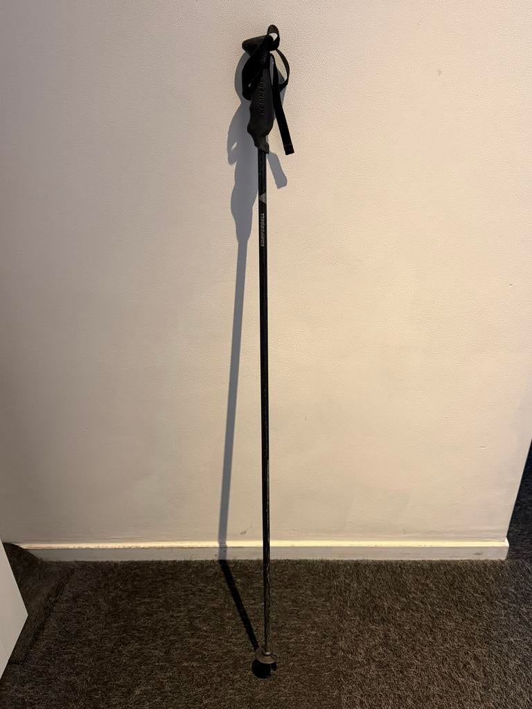 Komperdell Carbon skistok 115cm zwart (enkel), Sport en Fitness, Overige merken, Gebruikt, Stokken, Ophalen of Verzenden