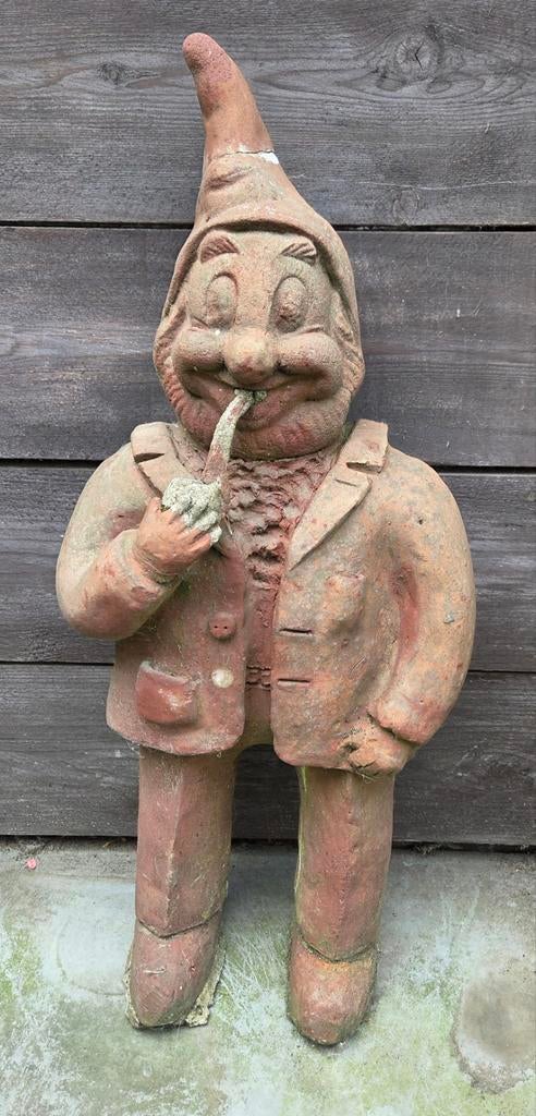 Terracotta tuinkabouter 78 cm, Tuin en Terras, Tuinbeelden, Ophalen, Gebruikt
