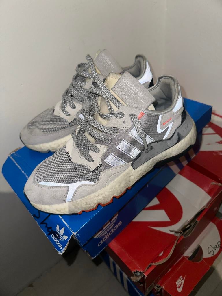 Adidas Nite Jogger maat 41, Ophalen of Verzenden, Gedragen, Overige kleuren, Sneakers of Gympen