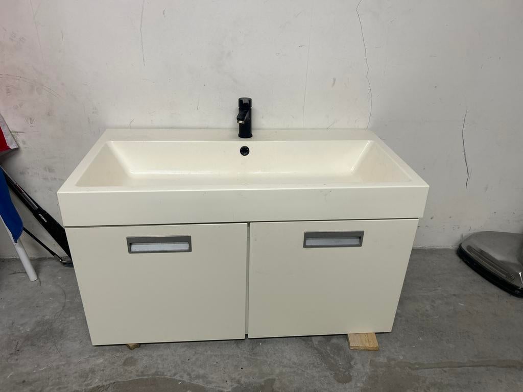 Wastafelmeubel van Detremmerie met kraan, Ophalen, Gebruikt, 50 tot 100 cm, Minder dan 100 cm