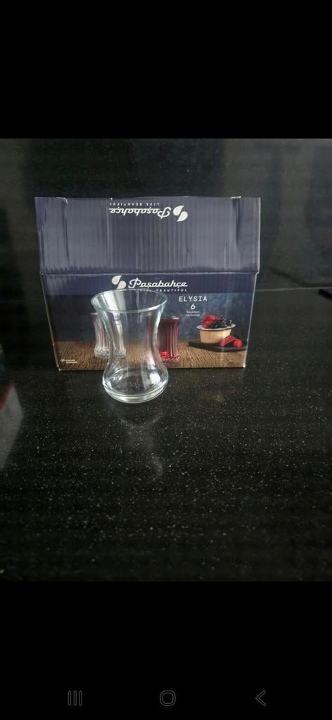 Thee glazen (nieuw), Ophalen of Verzenden, Nieuw, Overige typen