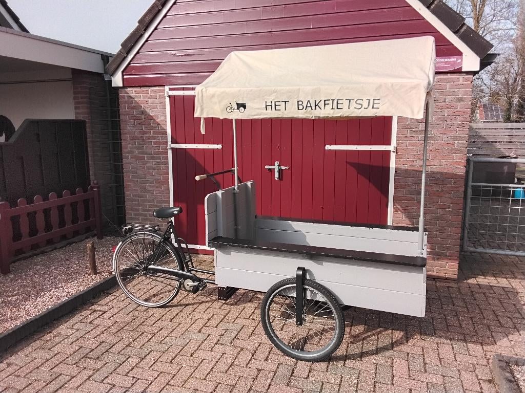Bakfiets, Fietsen en Brommers, Fietsen | Bakfietsen, Ophalen, Gebruikt, Fietsfabriek, Huif