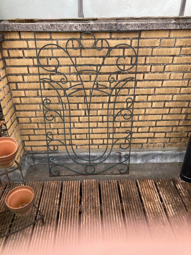 Smeedijzeren hekwerk, Tuin en Terras, Tuinhekken en Hekwerk, Ophalen, Gebruikt, IJzer, Sierhekwerk