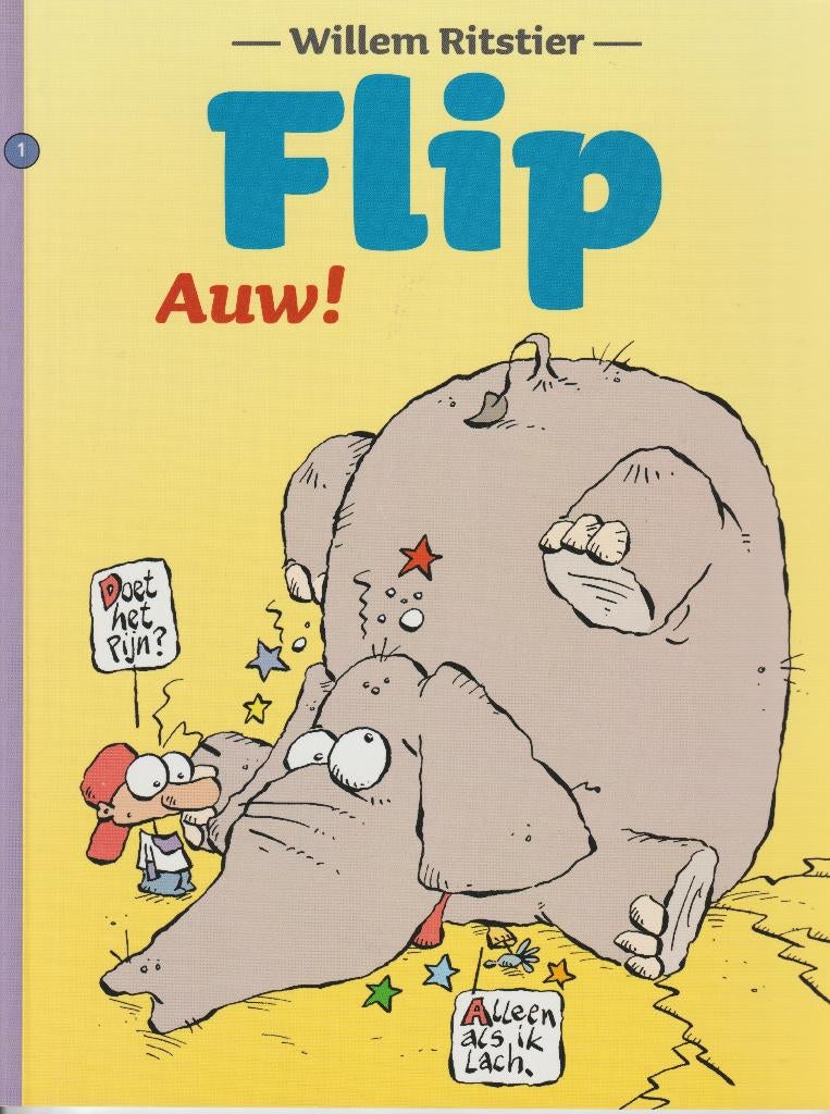 Flip 1 Auw !, Eén stripboek, Ophalen of Verzenden, Zo goed als nieuw