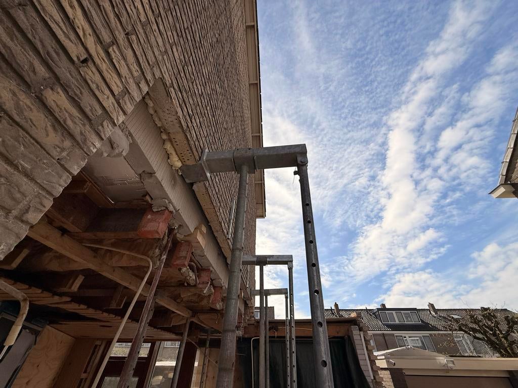 3 stuks stut alone of gevel stempels zeer zwaar uitgevoerd, Ophalen, Gebruikt, Overige typen, 2 tot 5 meter