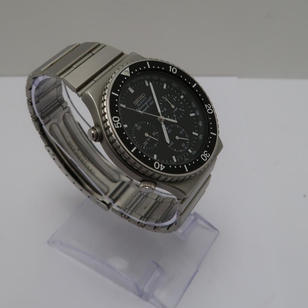 Seiko Sports 100 7A28-7040 Chronograph | Lees Omschrijving, Niet ingevuld, Zo goed als nieuw, Niet ingevuld, Niet ingevuld