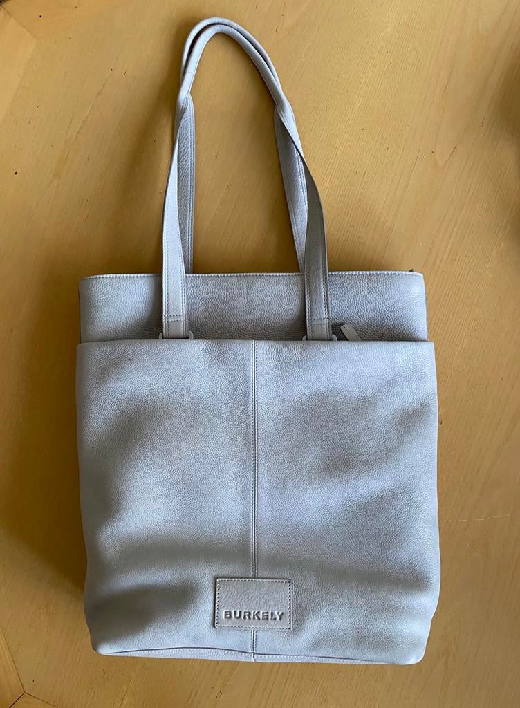Burkely Soft Skylar shopper/rugtas, Verzenden, Zo goed als nieuw, Grijs, Shopper