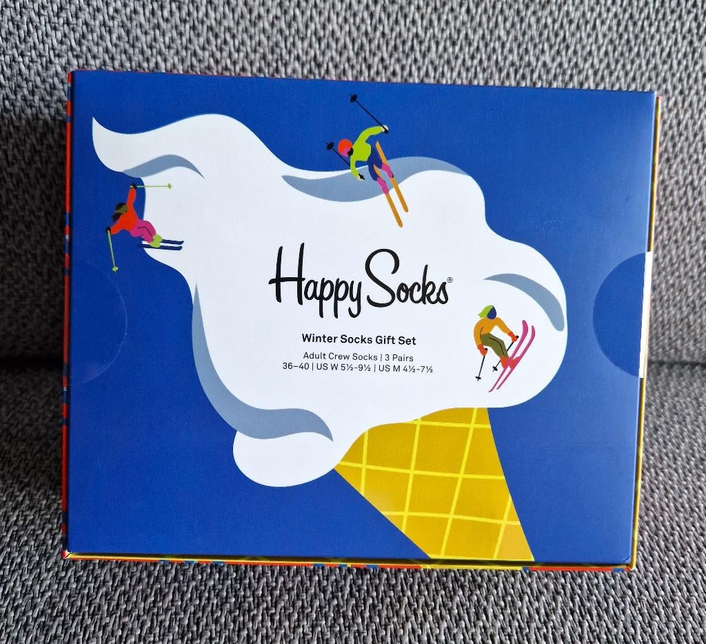 Maat 36/40 - 3 pack HAPPY SOCKS Winter Socks Gift Set, Kleding | Heren, Sokken en Kousen, Ophalen, Overige kleuren, Zo goed als nieuw