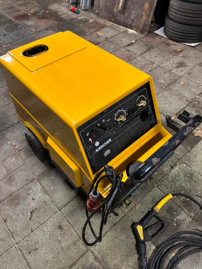 Kärcher hds 610 hogedrukspuit heater, Tuin en Terras, Hogedrukreinigers, Ophalen, Gebruikt, Elektrisch, Met regelbare waterdruk