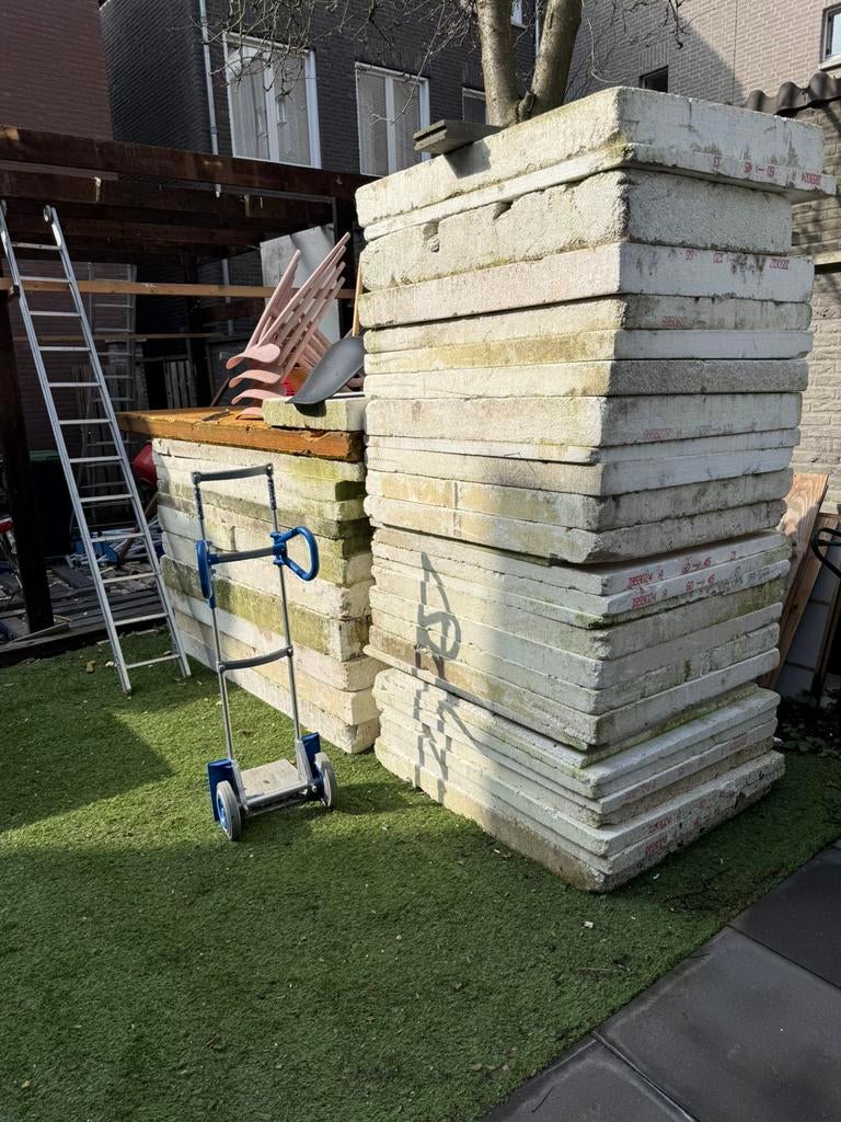 Isolatiemateriaal eps piepschuim, Zo goed als nieuw, 15 m² of meer, Piepschuim (Tempex), Ophalen