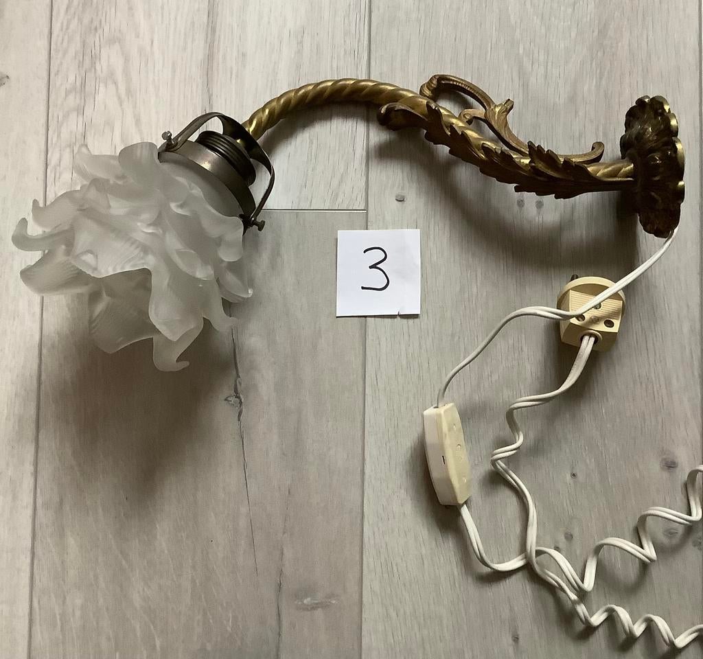 Antieke wandlamp, Ophalen of Verzenden