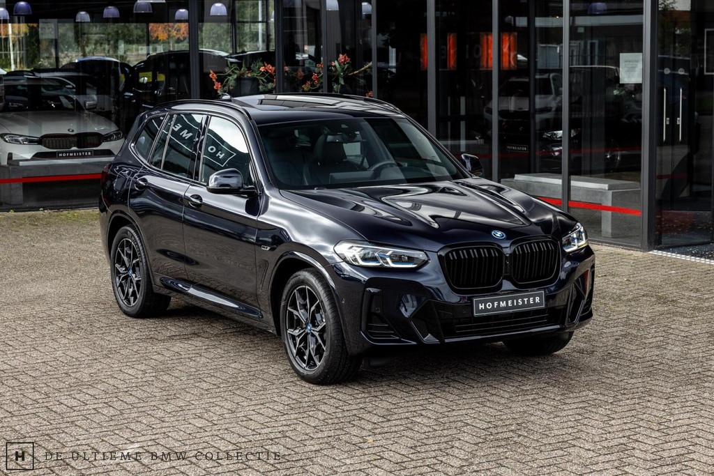 BMW X3 xDrive 30e M-Sport | Trekhaak | Laser | Pano, Automaat, 1998 cc, 2000 kg, Zwart