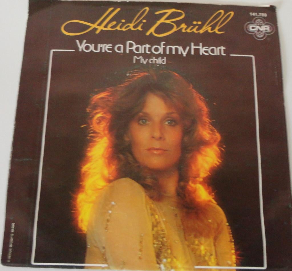 Heidi Bruhl > You're a part of my heart, Gebruikt, 7 inch, Single, Ophalen of Verzenden