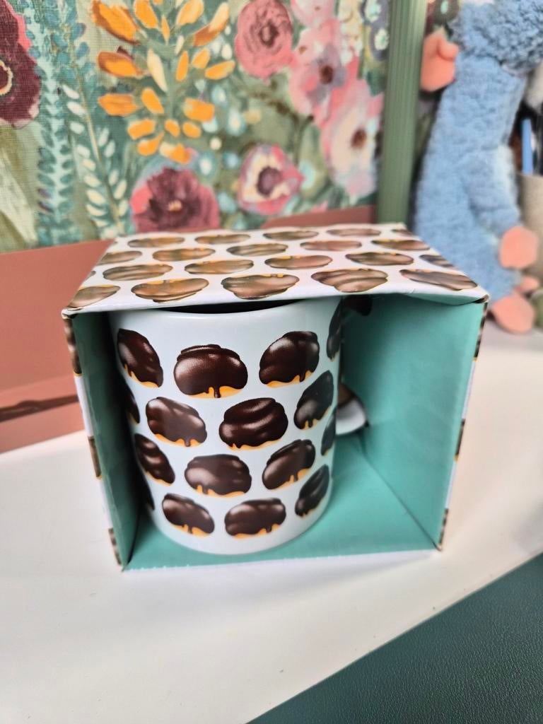 Mok met Bossche Bollen print - Nieuw in doos, Ophalen of Verzenden, Nieuw