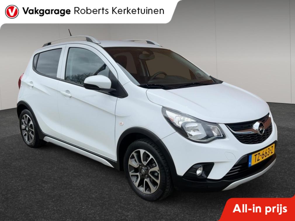 Opel KARL 1.0 Rocks Online Edition Carplay Velgen (bj 2018), Keurmerk '100% Onderhouden', Stof, Gebruikt, Euro 6