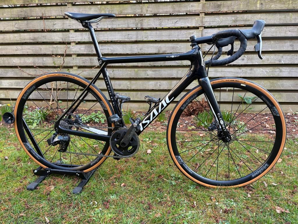 Isaac Element SRAM Force 2x12 elektrisch, maat 56 cm, Overige merken, Gebruikt, Carbon, Ophalen of Verzenden