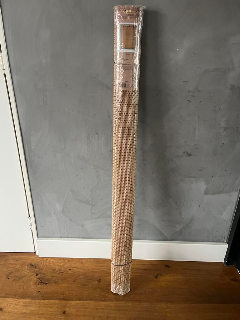 Bamboe Rolgordijn Xenos - Bruin 120x180 cm, Huis en Inrichting, Ophalen, Natuurlijke sfeer, 100 tot 150 cm, Bruin