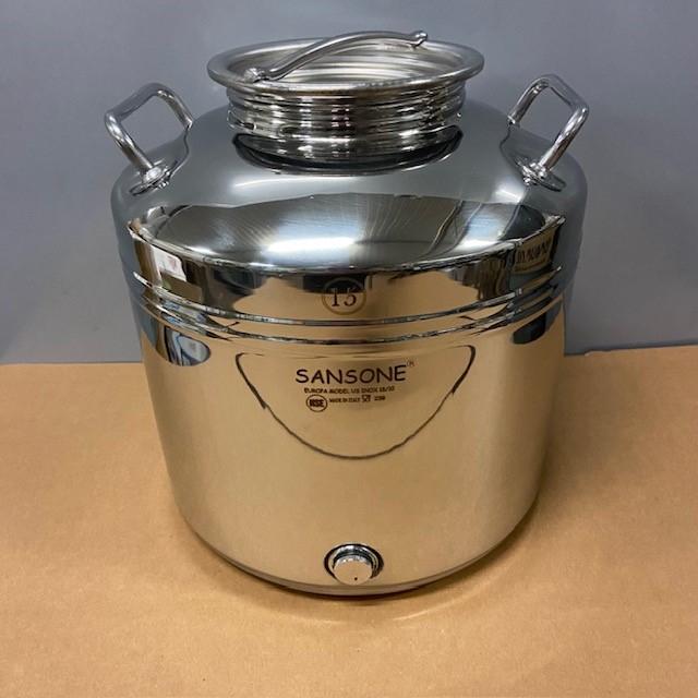 Hoge kwaliteit roestvrij stalen olijfolie vat van 5 - 100 L, Niet ingevuld, Niet ingevuld, Nieuw, Ophalen of Verzenden