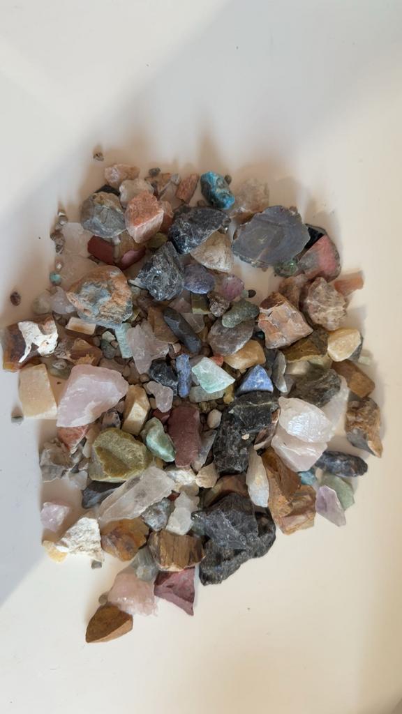 Stapeltje edelstenen, Sieraden, Tassen en Uiterlijk, Edelstenen, Ophalen, Gebruikt